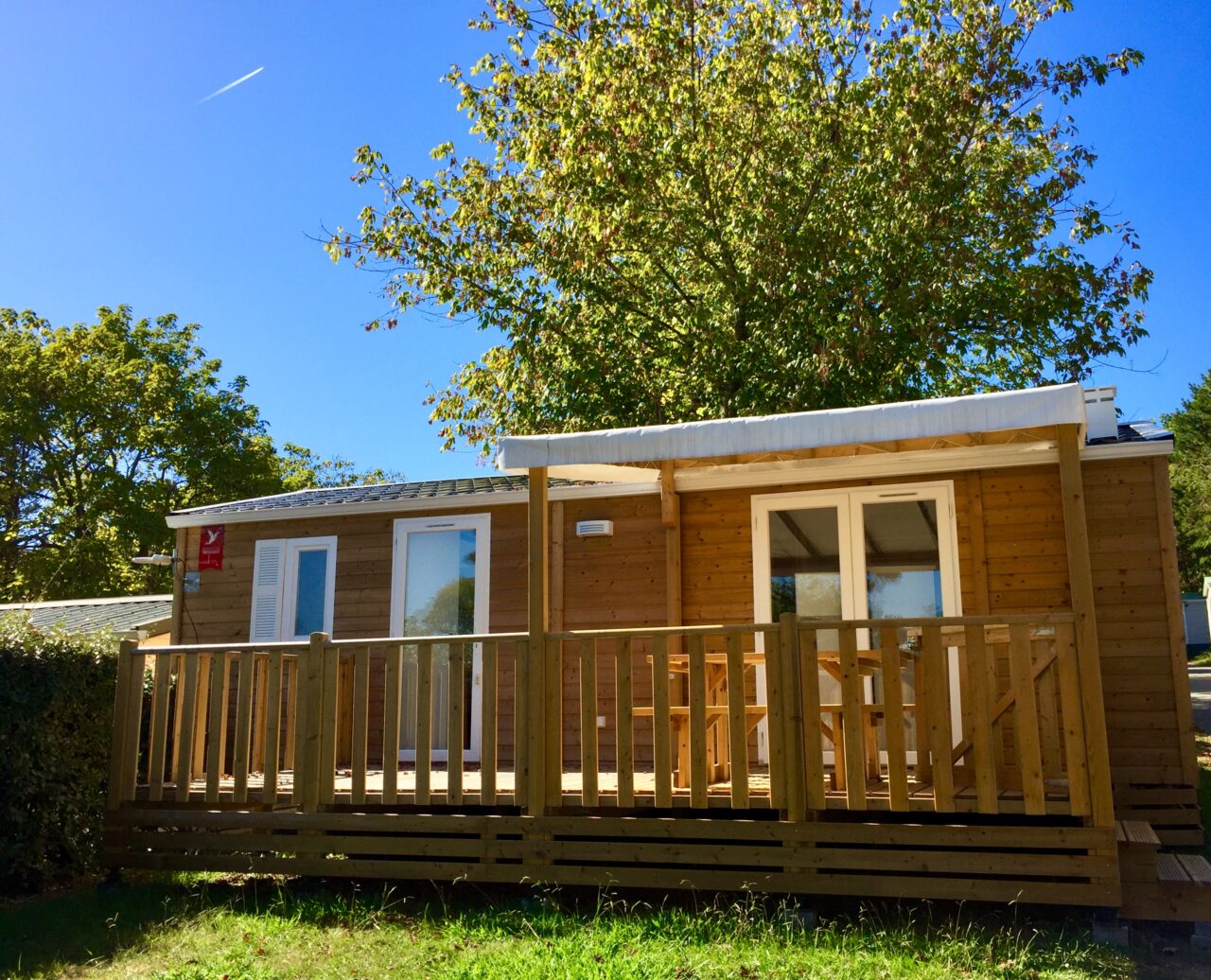 Mobile home, Biarritz campground, Camping le Ruisseau